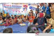 Beri semangat, Menteri PPPA sapa anak-anak terdampak gempa Manggarai