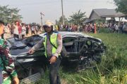 Kecelakaan maut kereta api di Sergai, 3 penumpang terlempar keluar