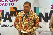 Airlangga membantah ekonomi Indonesia lesu karena semester I tumbuh 5,45 persen
