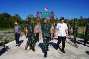 Pangdam XX/TIB Tinjau Jembatan Perintis Batang Mangoi, Bukti Nyata TNI Hadir untuk Rakyat