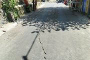 PUPR Mataram asesmen jalan rusak pinggir Kali Jangkuk rawan longsor