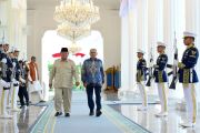 Prabowo menerima Ramos-Horta dan 20 peraih Nobel di Istana Merdeka