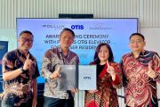 Pollux gandeng OTIS bangun infrastruktur transportasi vertikal