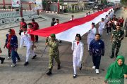 Dandim Bulungan ajak masyarakat membumikan bendera merah putih