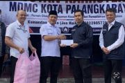 Akademisi Palangka Raya donasikan bantuan untuk Posyan MDMC tangani karhutla