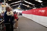Daop 6 peringati HUT RI dengan pembentangan bendera sepanjang 25 meter