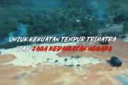 Unjuk kekuatan tempur trimatra, siap jaga kedaulatan negara