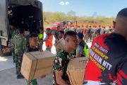 TNI salurkan 13 ton bantuan logistik untuk penanganan gempa NTT