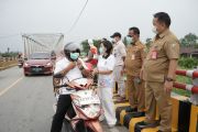 Dinkes Malinau bagikan masker lindungi masyarakat dari kabut asap