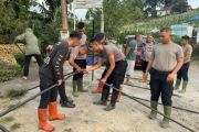 Brimob Sumut siagakan personel  di kaki Sinabung hadapi kondisi darurat