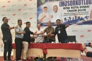 Musorkotlub V KONI Dumai tetapkan Abdul Kadir Jailani sebagai Ketua Terpilih