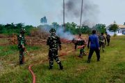 Disdamkarmat Natuna dan Lanud RSA perkuat sinergi penanganan kebakaran