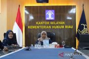 Perkuat pengawasan Notaris, Kanwil Kemenkum Riau ikuti Evaluasi Dampak Kebijakan Permenkumham Nomor 15 tahun 2020
