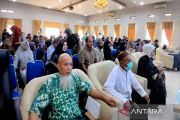 134 JCH Barito Utara ikuti sosialisasi pembinaan dan pemeriksaan kesehatan