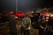 Kapal pengangkut batubara terbakar di perairan Lombok Timur