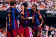 Lamine Yamal dua gol, Barcelona hancurkan Valencia 5-0