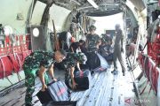 TNI AU salurkan alat kesehatan dukung penanganan karhutla