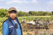 Pesawat aerosport Jatuh dan terbakar di Blora