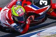 Kiandra Ramadhipa tempati posisi enam pada balapan kedua Moto3 Junior
