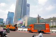 DKI kemarin, penataan kabel SJUT hingga pengoperasian "water mist"