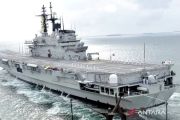 Abu Anak Krakatau sempat ganggu pembangunan dermaga kapal induk