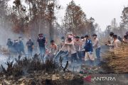 Padamkan karhutla, Polda Kalteng gunakan cairan surfaktan dari Polda Kalsel
