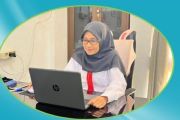 Upaya pengembangan kompetensi kepemimpinan, Kasubbag TU Kantah Kabupaten Pasaman Lidiya ikuti ujian seminar PKP angkatan II Tahun 2026