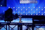 AHY titip salam ke Megawati saat puncak HUT Ke-25 Demokrat
