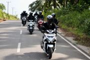Tips aman dan nyaman berkendara saat terjadi hujan abu vulkanik ala AHM