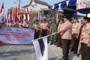 Wali Kota Tegal memberangkatkan Estafet Tunas Kelapa 2026