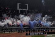 Persib latihan di GBLA untuk hadapi Persija, ribuan bobotoh menyaksikannya