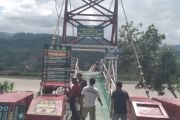 TNI rampungkan tujuh jembatan gantung di Aceh Tenggara