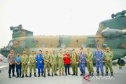 3 helikopter Chinook asal Jepang perkuat pemadaman karhutla Kalimatan Barat