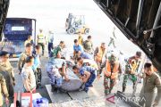 Kemenhan kirim tangki air lipat untuk penanganan karhutla Kalsel