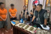 Polrestabes Medan gerebek kos, sita 1,9 kilogram ganja dan sabu