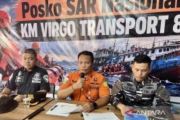 Basarnas evakuasi 103 penumpang Kapal Virgo Transport 8 di Laut Jawa