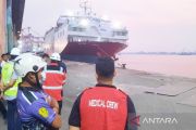 MV Haida tiba di Banjarmasin bawa 49 penumpang selamat Kapal Virgo