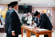 Kepala Bapanas minta tiga pejabat baru perkuat stabilitas harga pangan