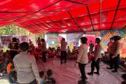 Polwan Polres SBB beri trauma healing kepada 120 anak Patahuwe