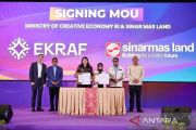 Kemenekraf gandeng Sinar Mas Land kembangkan ekraf di KEK Banten