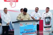 Prabowo resmikan LRT jalur Kelapa Gading-Manggarai