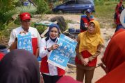 PMI Lampung salurkan 445.400 liter air bersih ke masyarakat selama musim kemarau