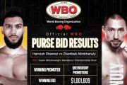 WBO umumkan pemenang lelang hadiah Sheeraz lawan Alimkhanuly