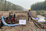 Hadapi ancaman karhutla, PT BPP terapkan sistem injeksi air di lahan gambut