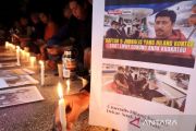 IJTI Sulsel gelar doa bersama harapkan keselamatan korban lima jurnalis