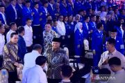 Prabowo hadir dalam perayaan HUT ke-28 PAN di Jakarta