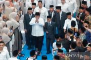 Presiden tiba di syukuran 100 tahun Pondok Modern Darussalam Gontor