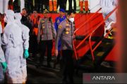 Polresta Banjarmasin mengamankan jalur evakuasi korban Virgo di Trisakti