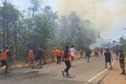 Karhutla hanguskan puluhan hektare lahan dan dua rumah warga di Kabupaten Poso