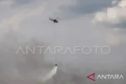 BPBD Sumsel kerahkan tiga helikopter padamkan karhutla di OKI dan Muara Enim